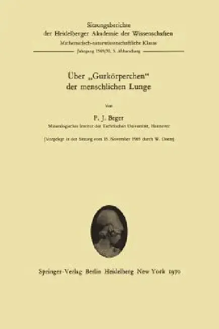 Cover of Über "Gurkörperchen" Der Menschlichen Lunge