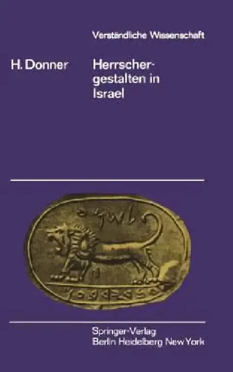 Cover of Herrschergestalten in Israel