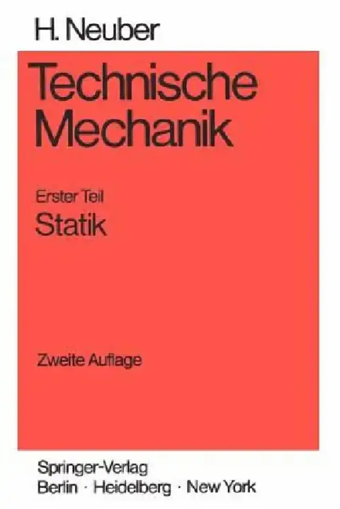 Cover of Technische Mechanik