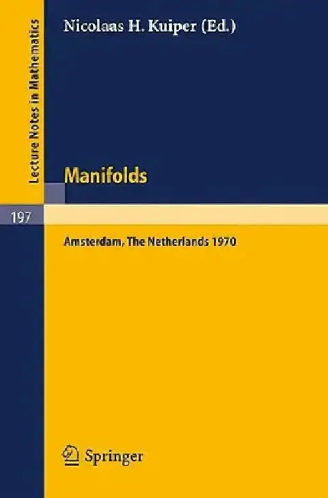 Cover of Manifolds - Amsterdam 1970