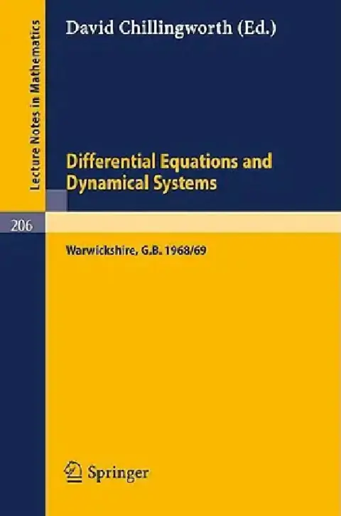 Cover of Proceedings of the Symposium on Differential Equations and Dynamical Systems