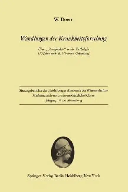 Cover of Wandlungen Der Krankheitsforschung