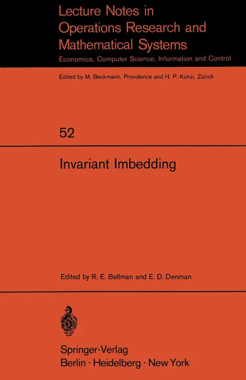 Cover of Invariant Imbedding