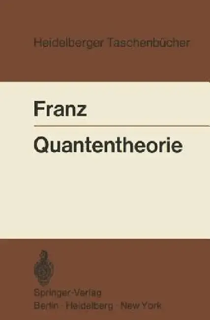 Cover of Quantentheorie