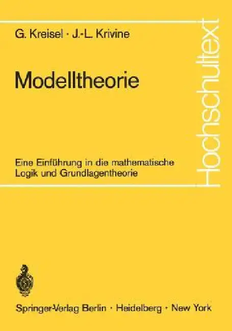 Cover of Modelltheorie