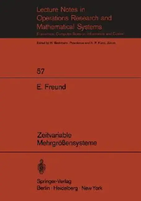 Cover of Zeitvariable Mehrgrößensysteme