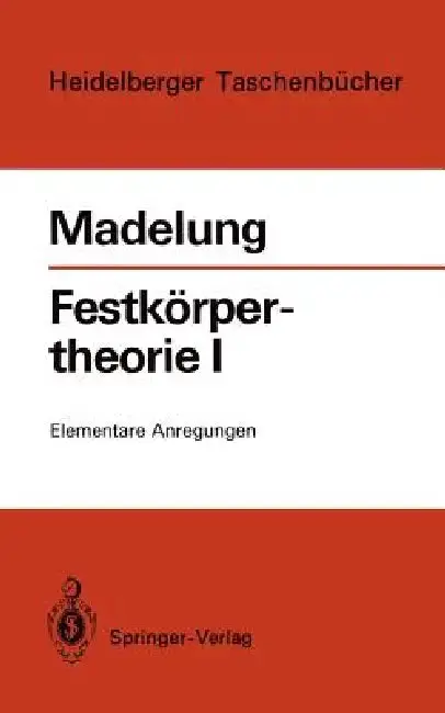 Cover of Festkörpertheorie I