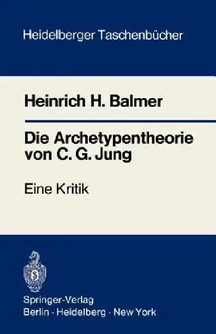 Cover of Die Archetypentheorie Von C.G. Jung