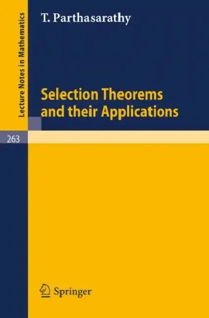 Cover of Selection Theorems and Their Applications