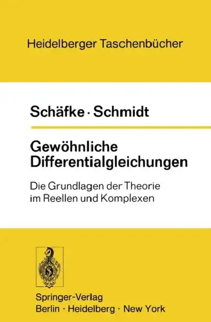 Cover of Gewöhnliche Differentialgleichungen