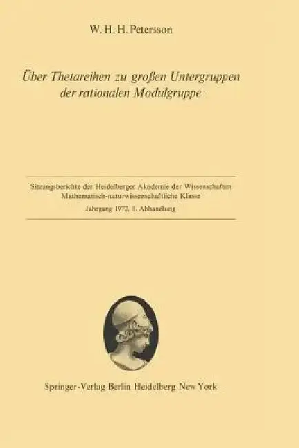 Cover of Über Thetareihen Zu Großen Untergruppen Der Rationalen Modulgruppe