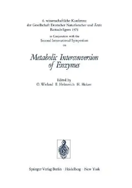 Cover of Metabolic Interconversion of Enzymes
