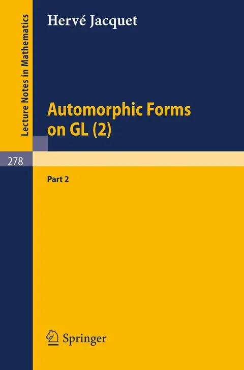Cover of Automorphic Forms on Gl 2