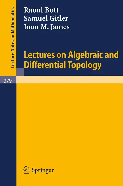Cover of Lectures on Algebraic and Differential Topology