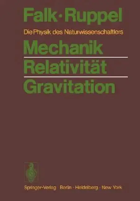 Cover of Mechanik Relativität Gravitation