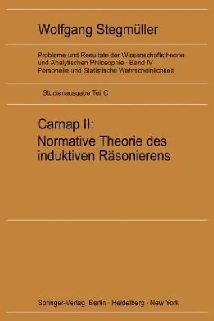 Cover of Carnap II