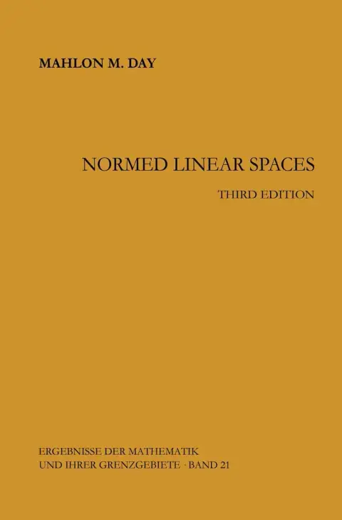 Cover of Normed Linear Spaces