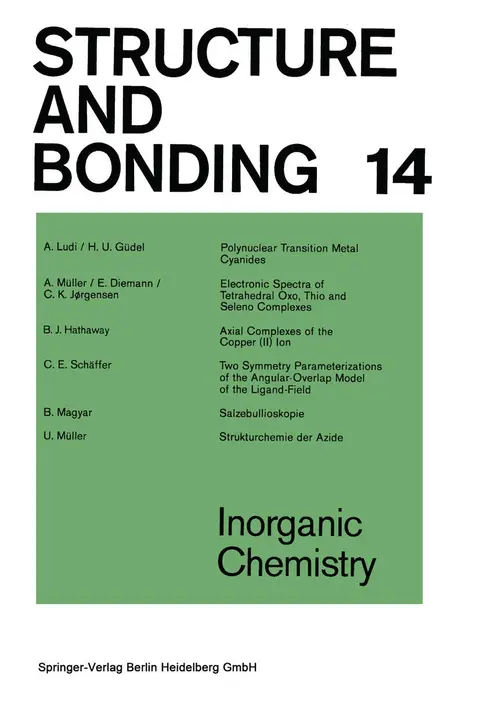 Cover of Inorganic Chemistry