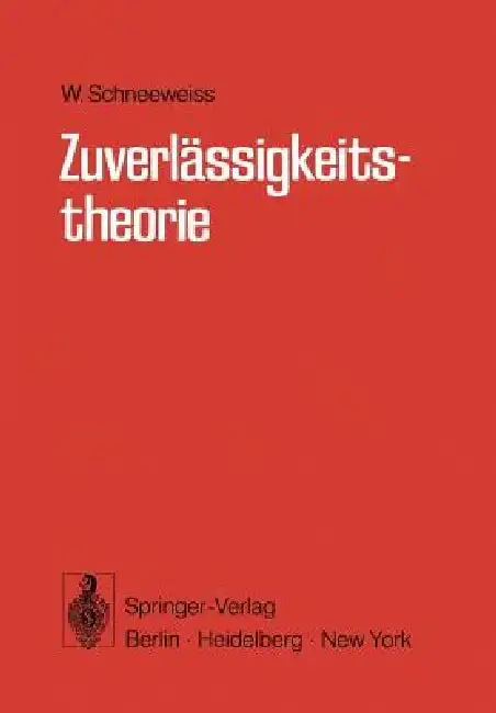 Cover of Zuverlässigkeitstheorie