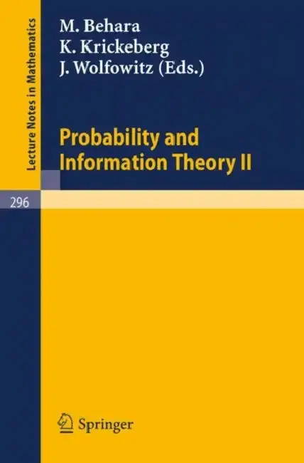 Cover of Probability and Information Theory II