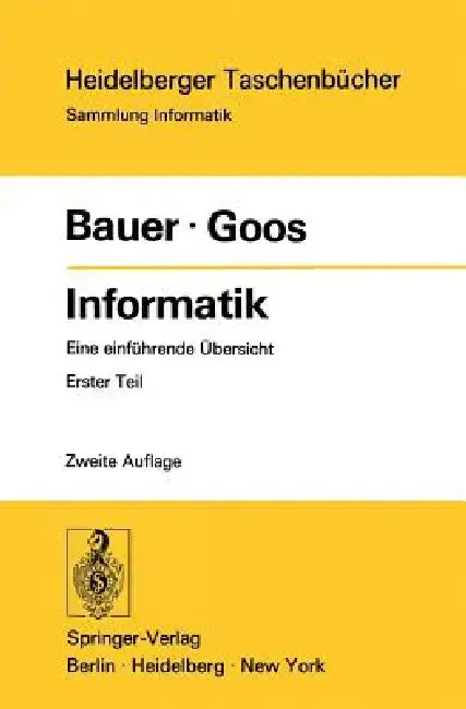Cover of Informatik
