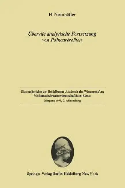 Cover of Über Die Analytische Fortsetzung Von Poincaréreihen