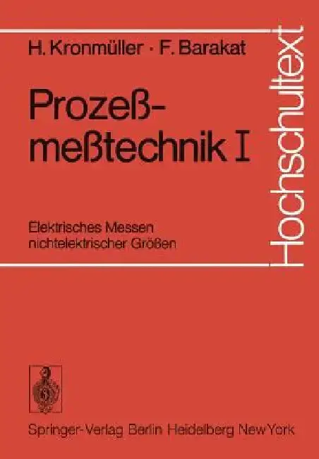 Cover of Prozeßmeßtechnik I