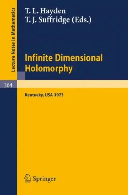 Cover of Proceedings on Infinite Dimensional Holomorphy