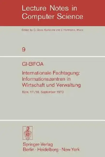 Cover of Gi-Bifoa Internationale Fachtagung