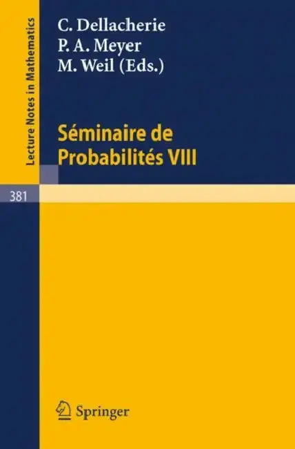 Cover of Séminaire de Probabilités VIII