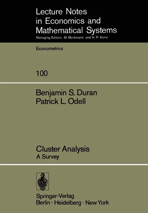 Cover of Cluster Analysis