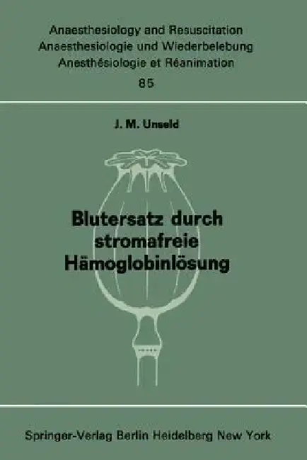 Cover of Blutersatz Durch Stromafreie Hämoglobinlösung