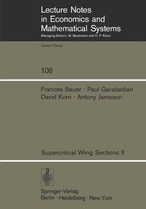 Cover of Supercritical Wing Sections II