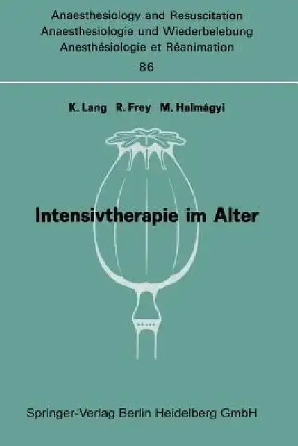 Cover of Intensivtherapie Im Alter