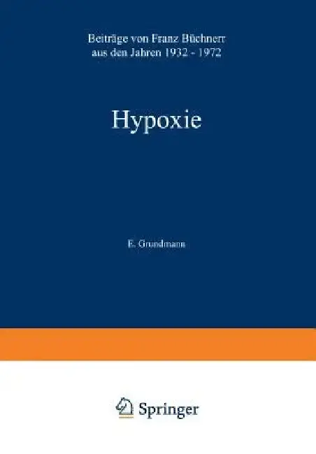 Cover of Hypoxie