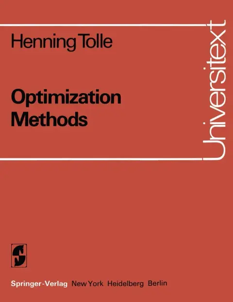 Cover of Optimization Methods