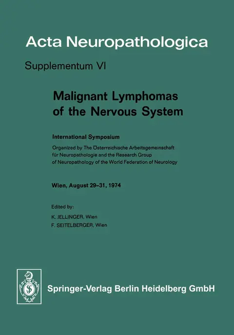 Cover of Malignant Lymphomas of the Nervous System