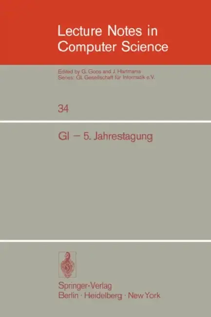 Cover of GI - 5. Jahrestagung