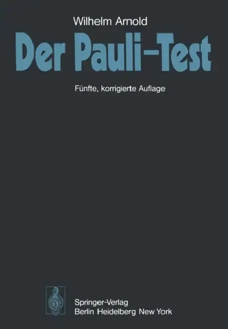 Cover of Der Pauli-Test