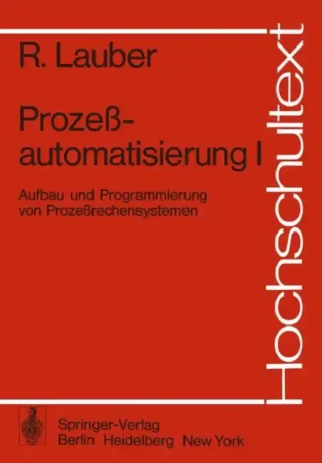 Cover of Prozeßautomatisierung I