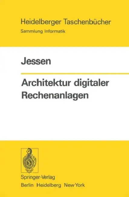 Cover of Architektur Digitaler Rechenanlagen