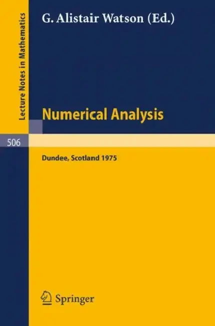 Cover of Numerical Analysis