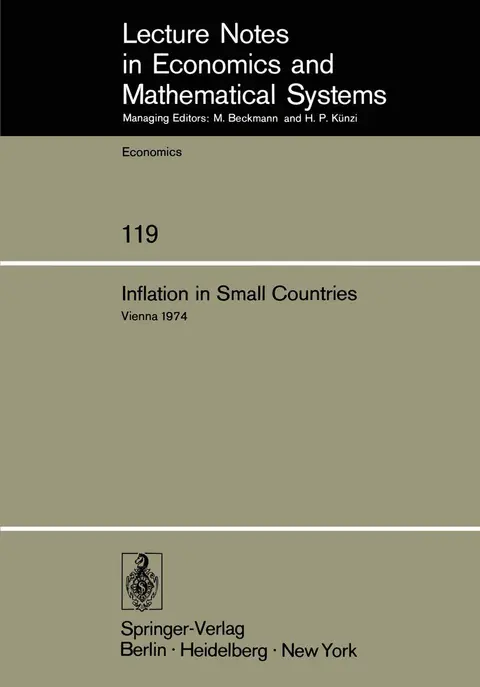 Cover of Inflation in Small Countries