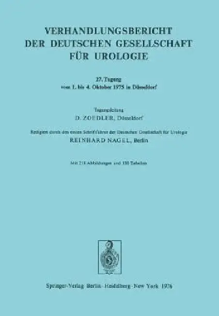 Cover of 27. Tagung Vom 1. Bis 4. Oktober 1975 in Düsseldorf