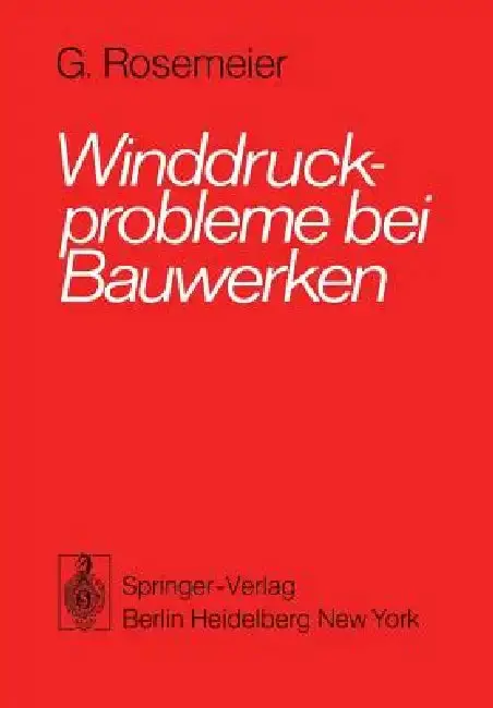 Cover of Winddruckprobleme Bei Bauwerken