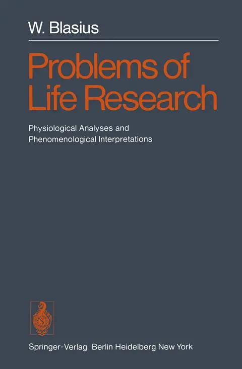 Cover of Problems of Life Research