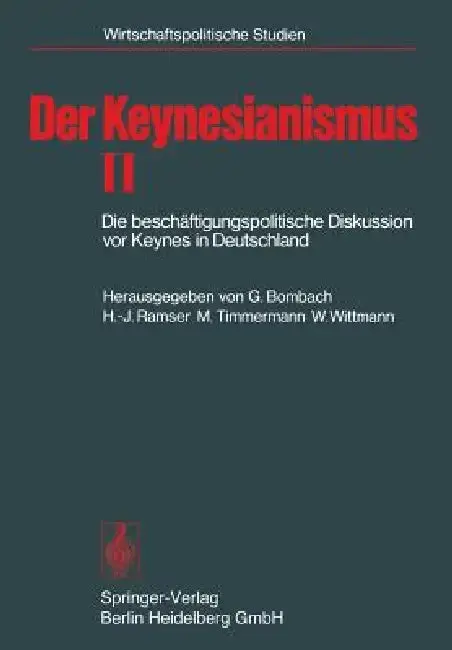 Cover of Der Keynesianismus II