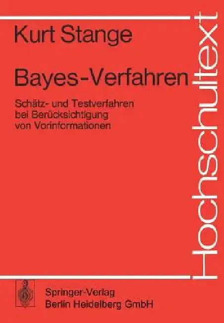 Cover of Bayes-Verfahren