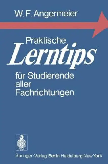 Cover of Praktische Lerntips Für Studierende Aller Fachrichtungen