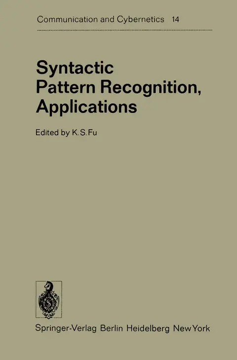 Cover of Syntactic Pattern Recognition